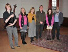 The winners and judges of our round of the Rotary Young Musician 2012.....
